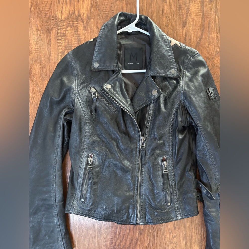 Mauritius Black Leather Jacket
Free People